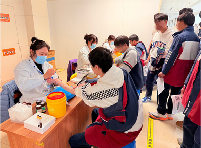 我院顺利完成2026年越城区高校招生体检工作